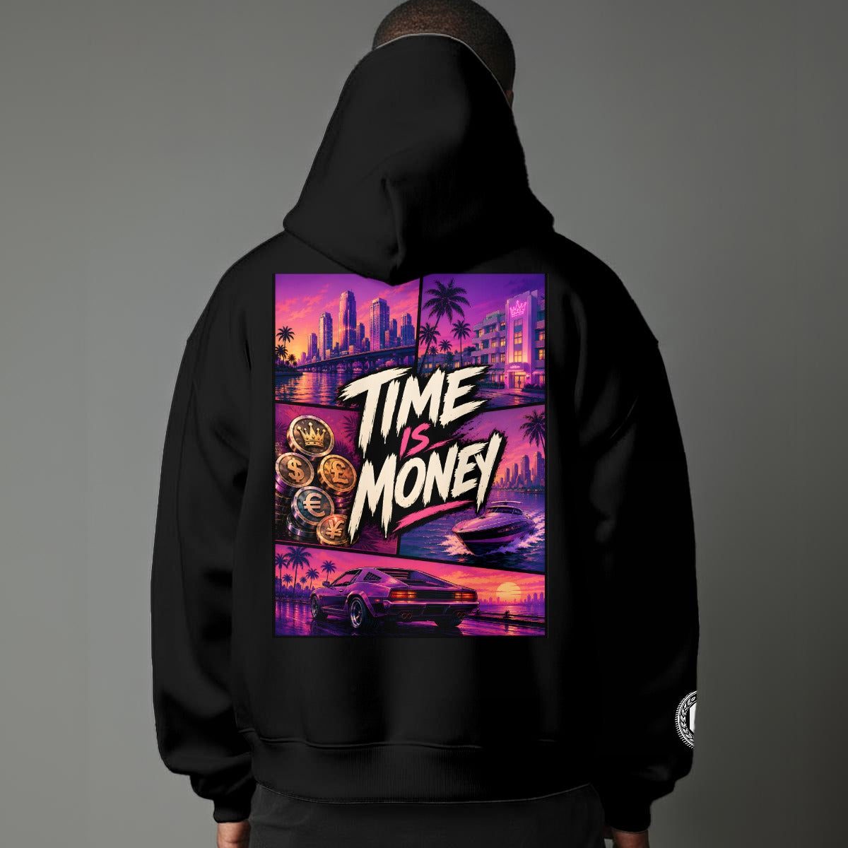 Time Is Money Luxury Graphic Hoodie | GURILLA® Streetwear