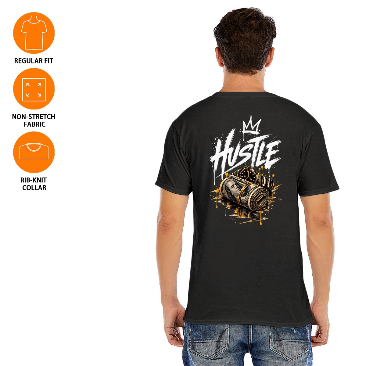 Hustle Money & Time Graphic T-Shirt | GURILLA® Streetwear