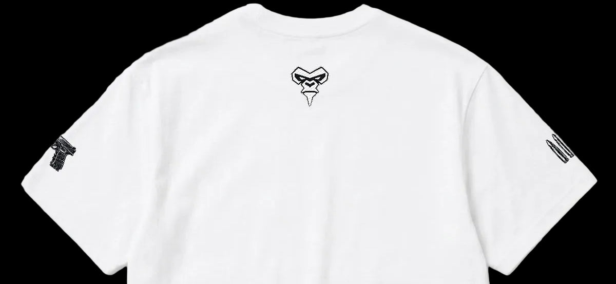 Masked Heavyweight Embroidered T-Shirt – DROP 002 | GURILLA®