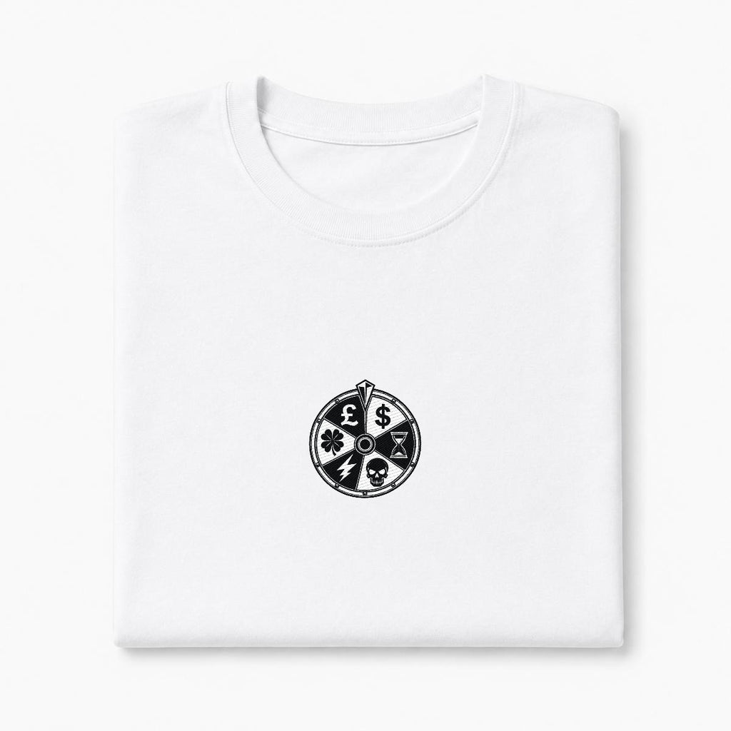 Wheel of Fate Heavyweight Embroidered T-Shirt – DROP 002 | GURILLA®