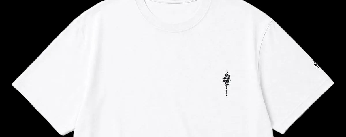 Burning Match Embroidered T-Shirt – DROP 002 | GURILLA®