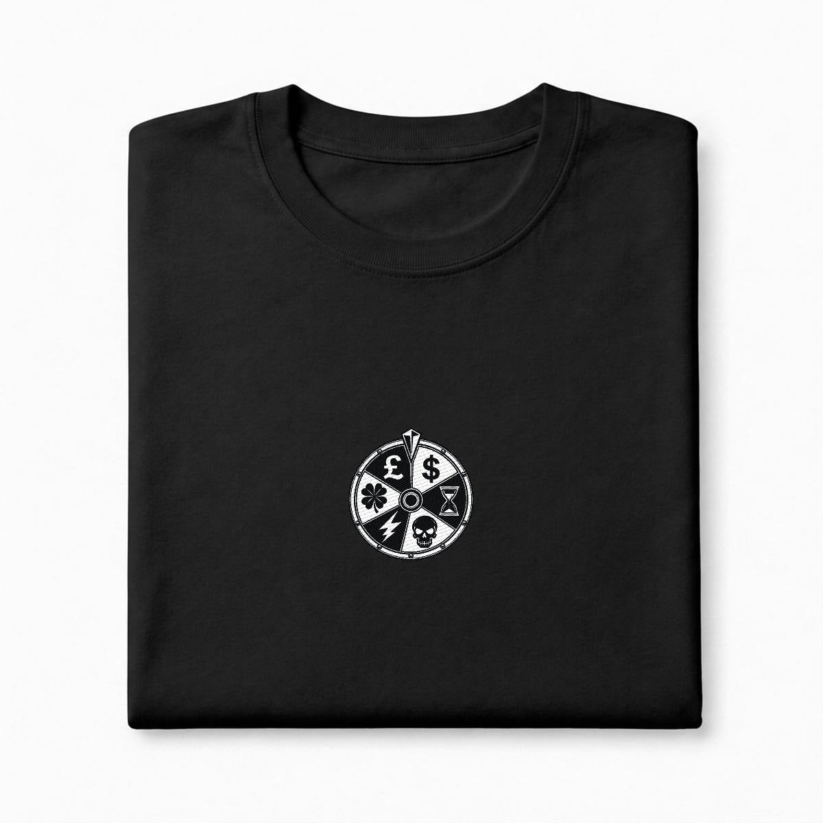 Wheel of Fate Heavyweight Embroidered T-Shirt – DROP 002 | GURILLA®