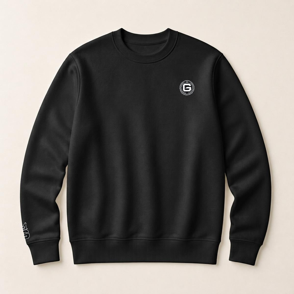 G Coin Emblem Heavyweight Embroidered Crewneck Sweatshirt – DROP 002 | GURILLA®
