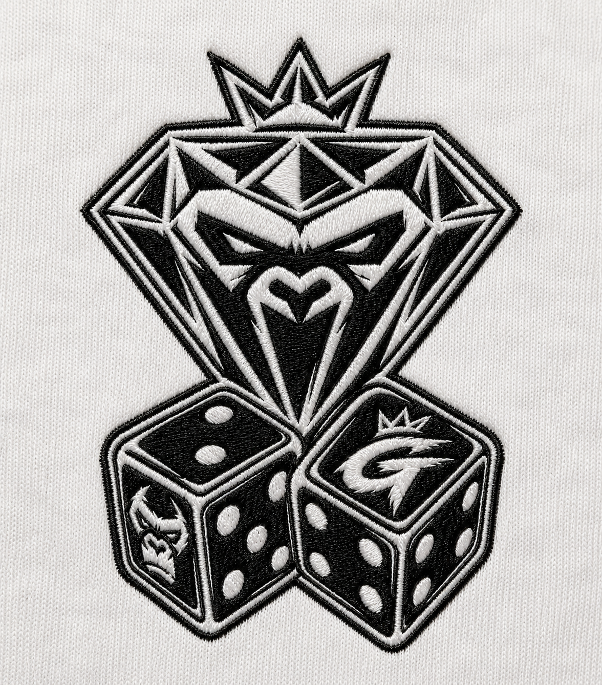 Roll the Dice Embroidered Crewneck Sweatshirt – DROP 002 | GURILLA®