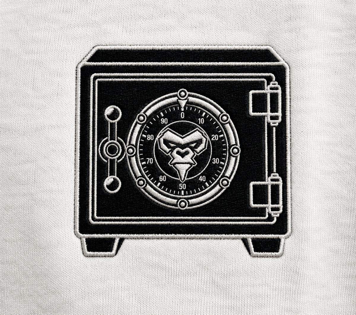 Locked Wealth Heavyweight Embroidered Crewneck Sweatshirt – DROP 002 | GURILLA®