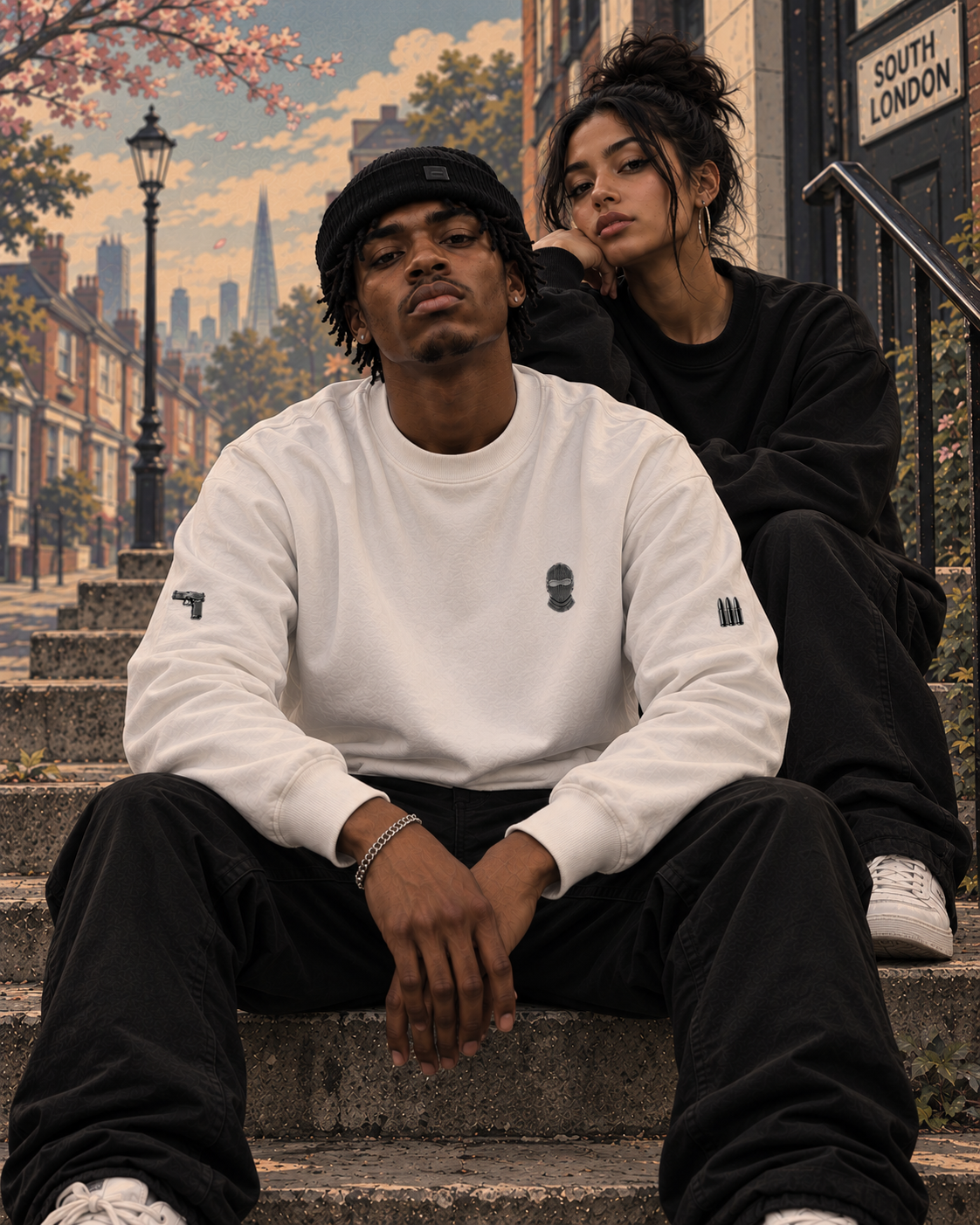 No Face Heavyweight Embroidered Streetwear – DROP 002 | GURILLA®