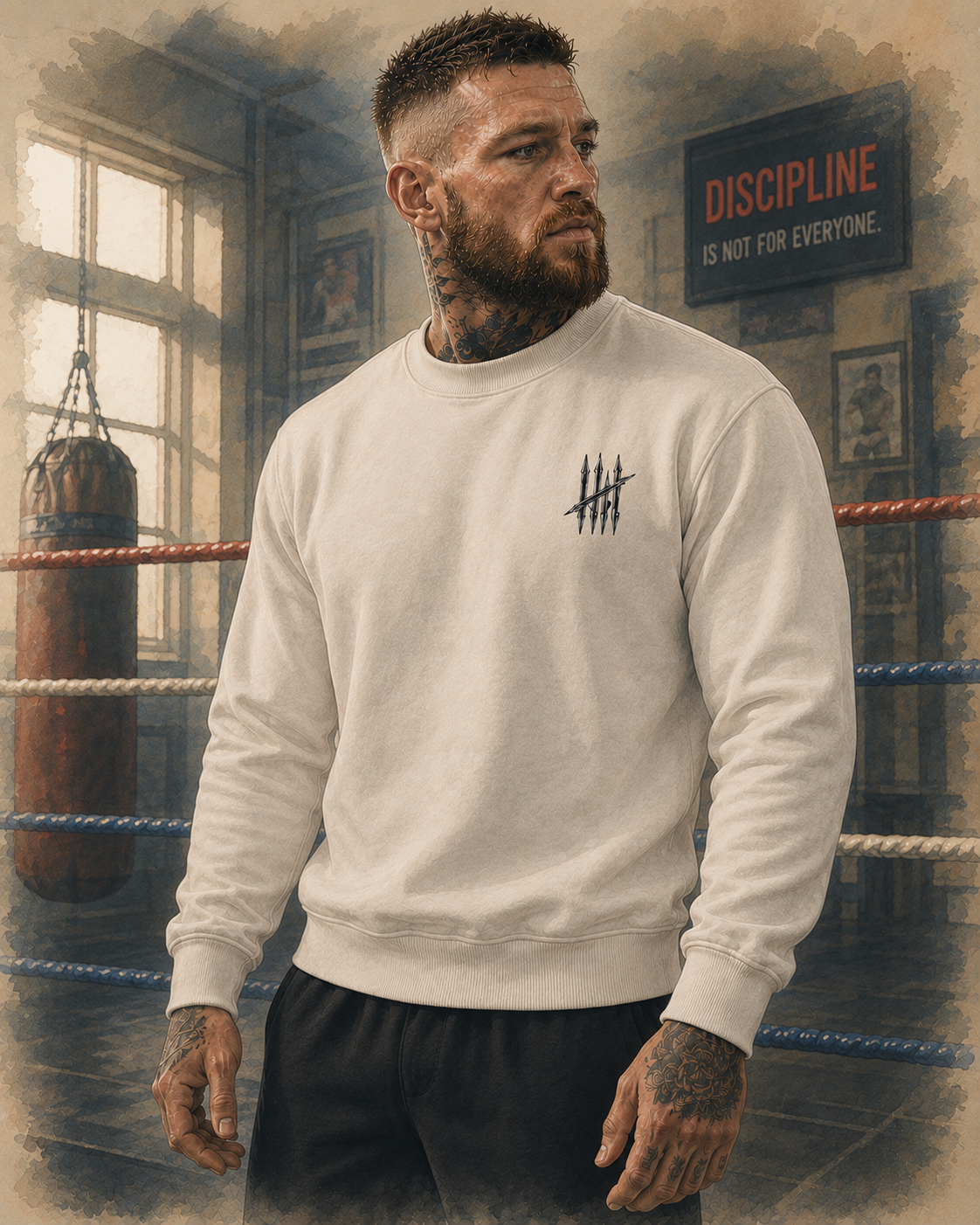 Against the Odds Embroidered Crewneck Sweatshirt – GURILLA®