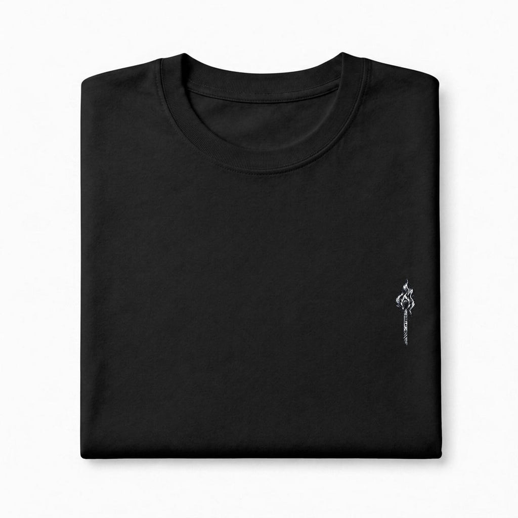 Burning Match Embroidered T-Shirt – DROP 002 | GURILLA®