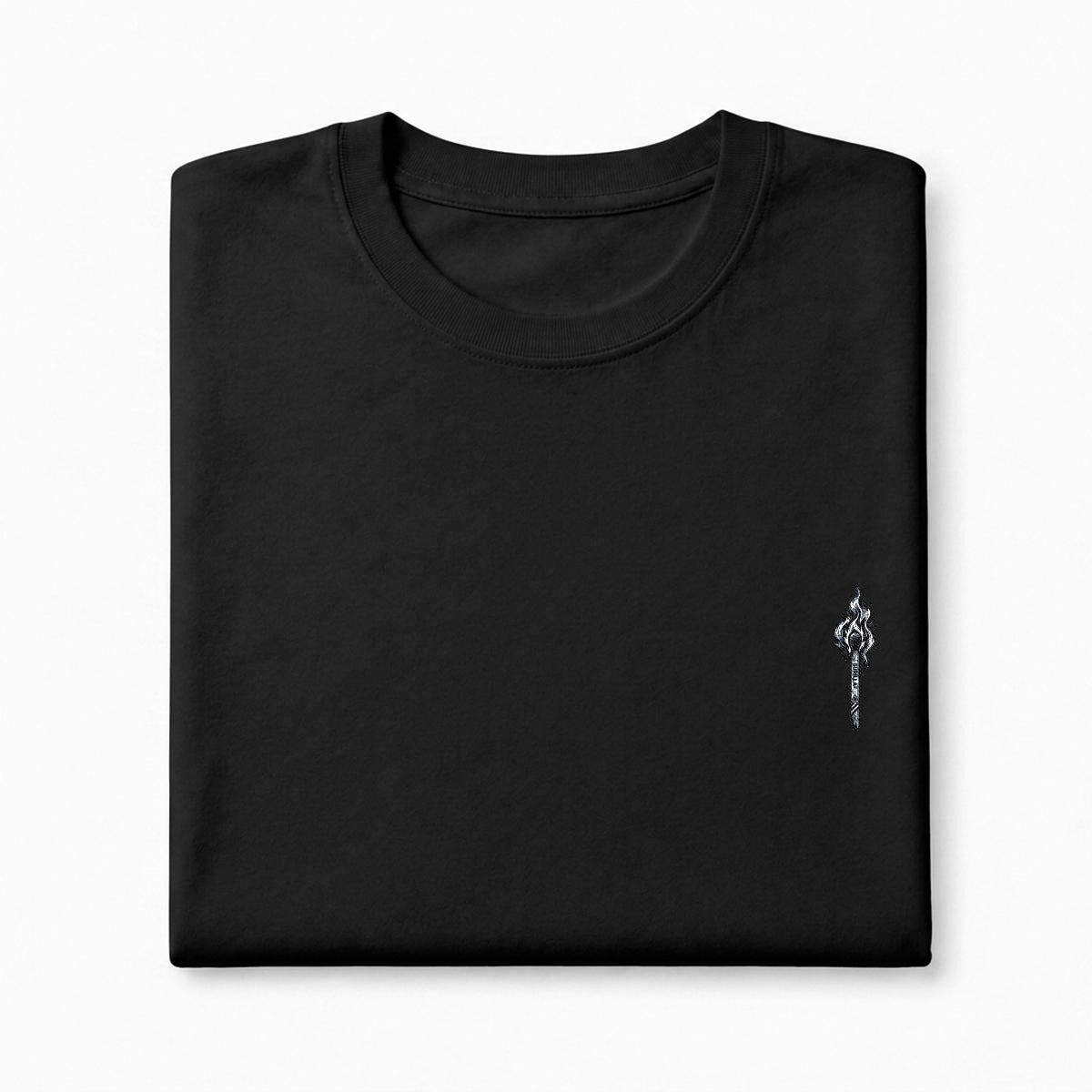 Burning Match Embroidered T-Shirt – DROP 002 | GURILLA®