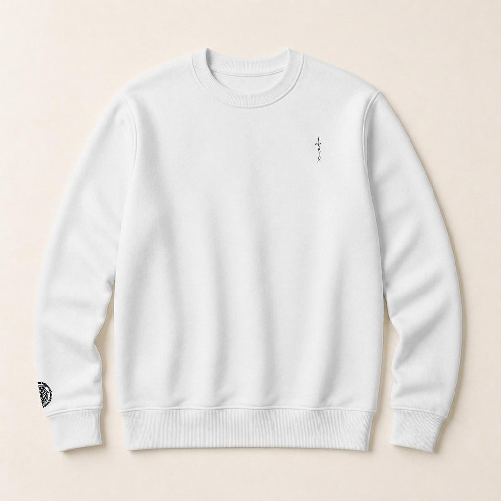 Zulfiqar Embroidered Crewneck Sweatshirt – DROP 002 | GURILLA®