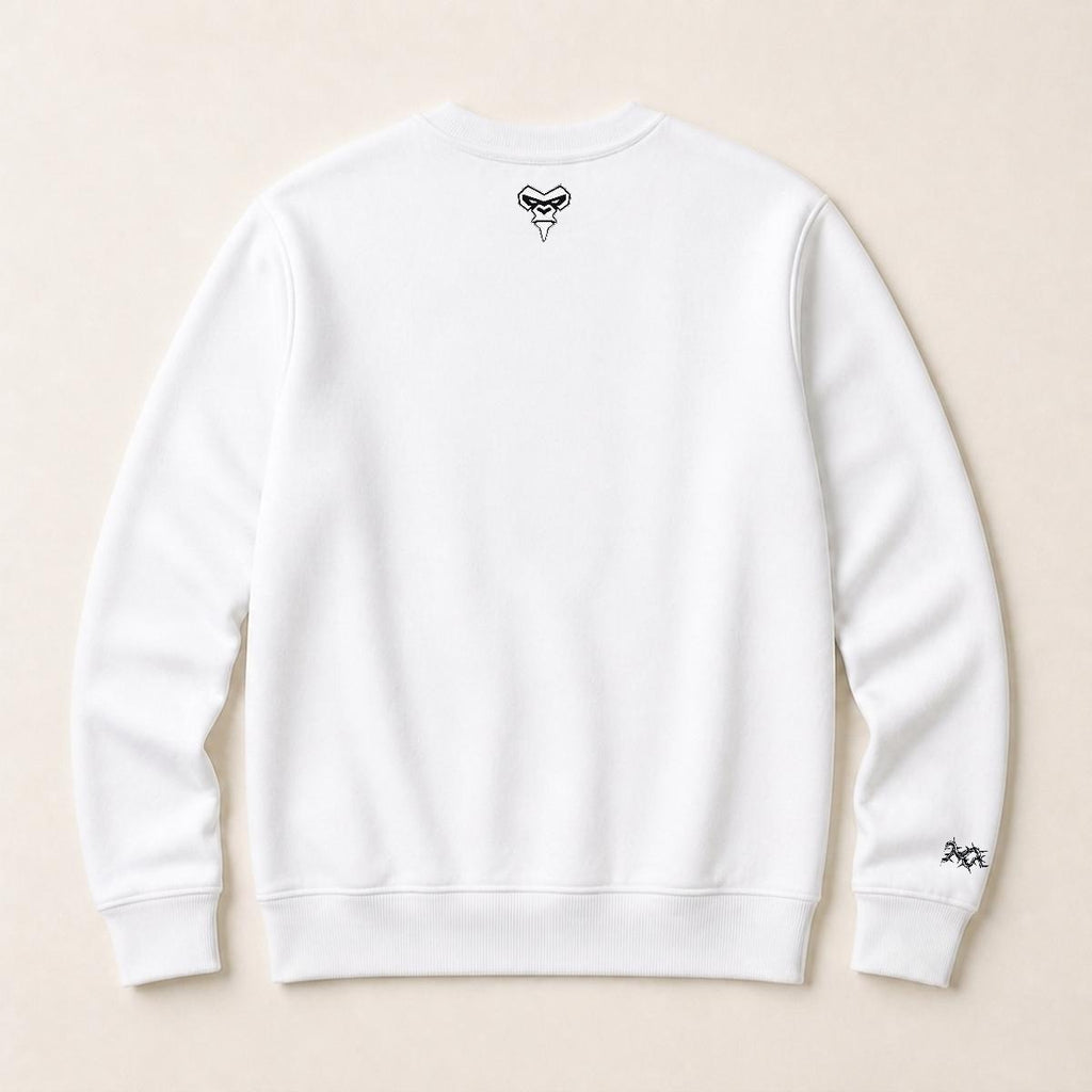 Thorned Rose Embroidered Crewneck Sweatshirt – DROP 002 | GURILLA®