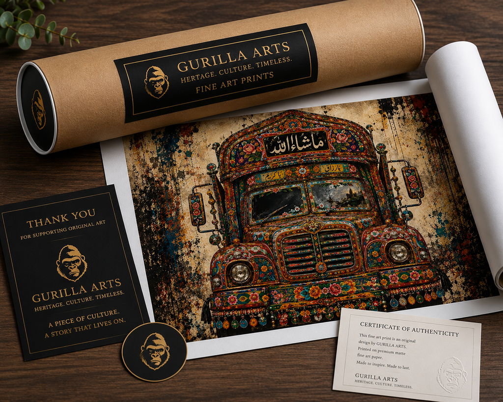 Moving Heritage | Symbolic Fine Art Framed Print | GURILLA ARTS