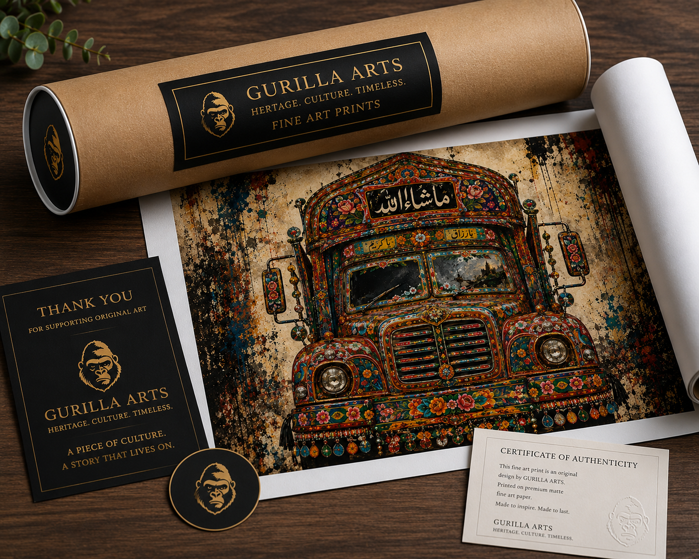 Moving Heritage | Symbolic Fine Art Framed Print | GURILLA ARTS