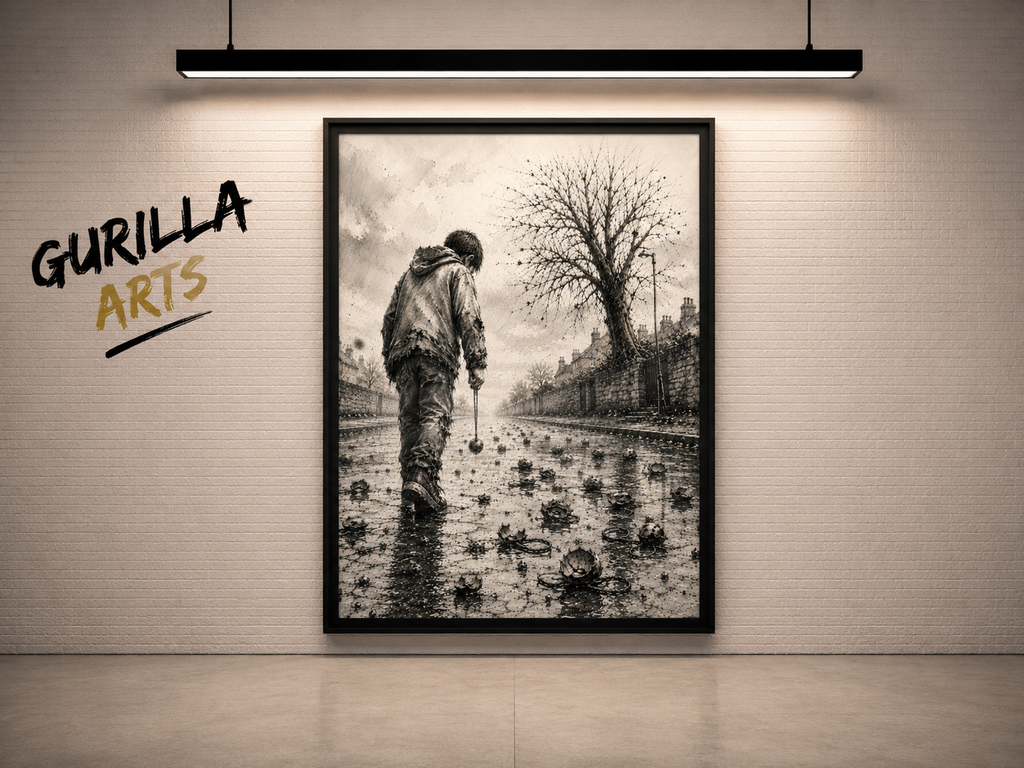 Battle Cry | Inspirational Canvas Wall Art | Modern Fine Art Print / Framed poster