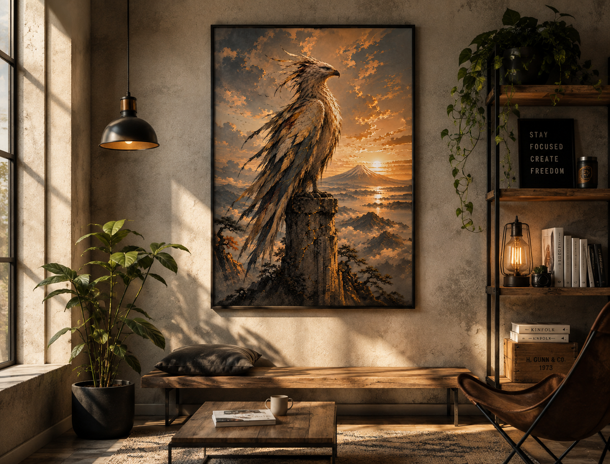 Through The Ashes Canvas Wall Art | Inspirational Wall Art | Museum Quality | Multiple Sizes