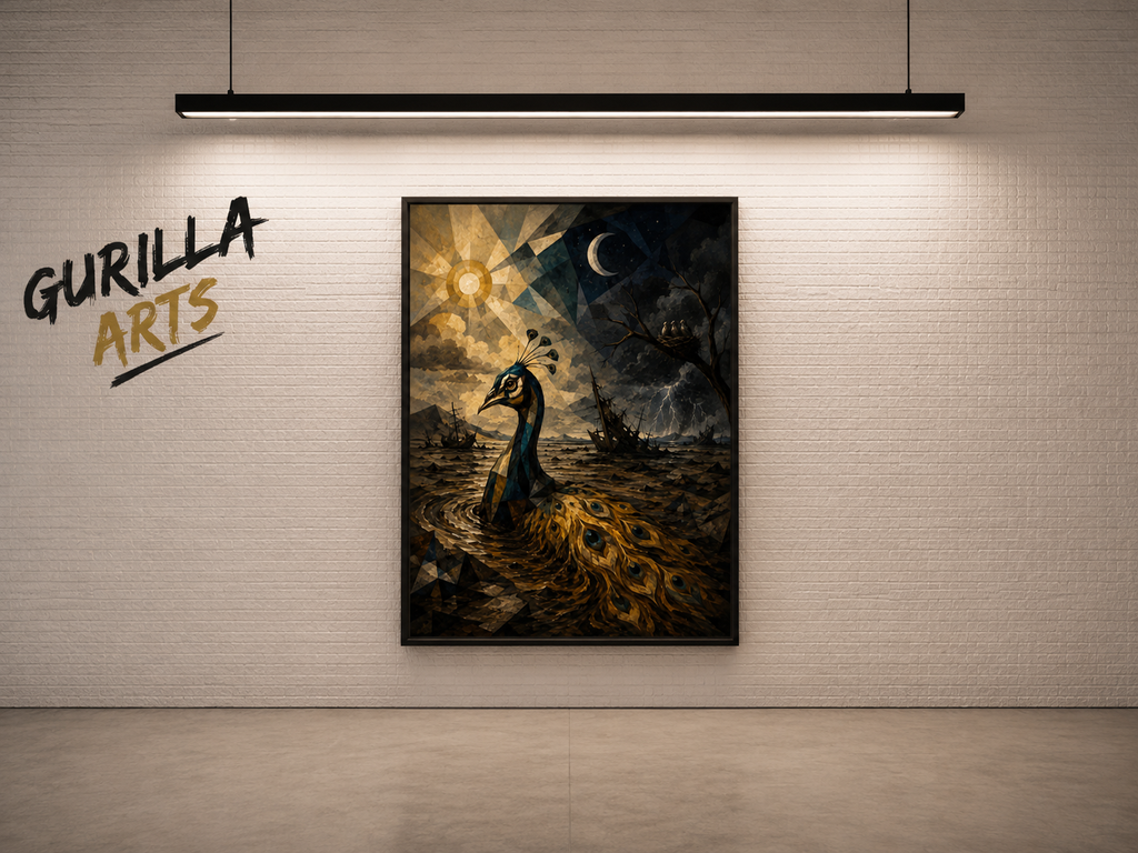 The Weight of Becoming | Surreal Canvas Wall Art | Inspirational Fine Art Print | Modern Home Decor / Framed photo paper poster