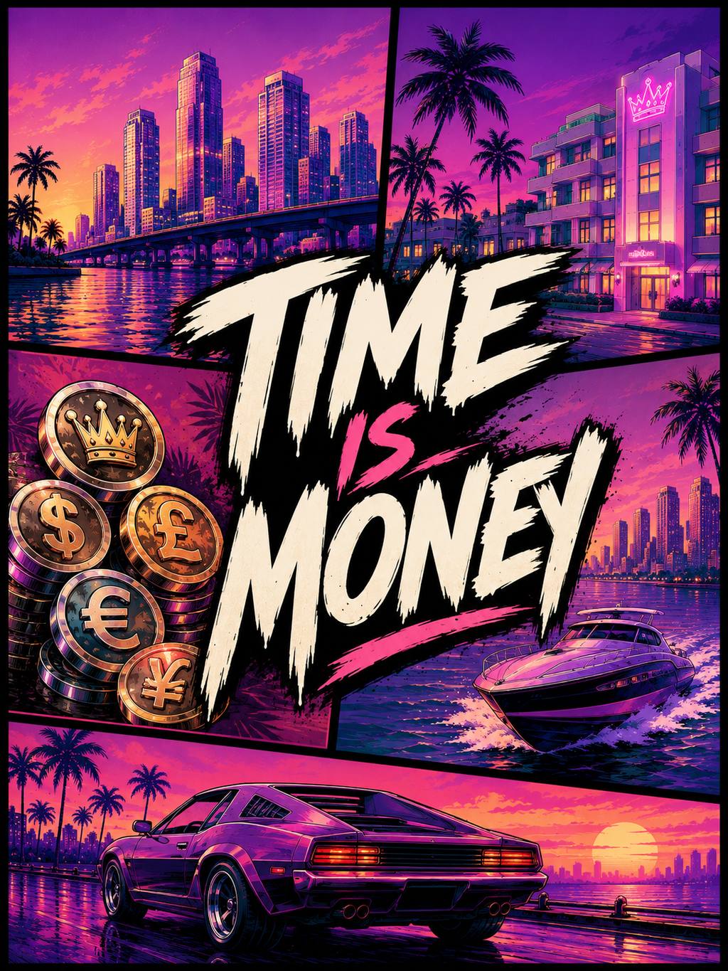 Time Is Money Graphic T-Shirt | GURILLA® Streetwear
