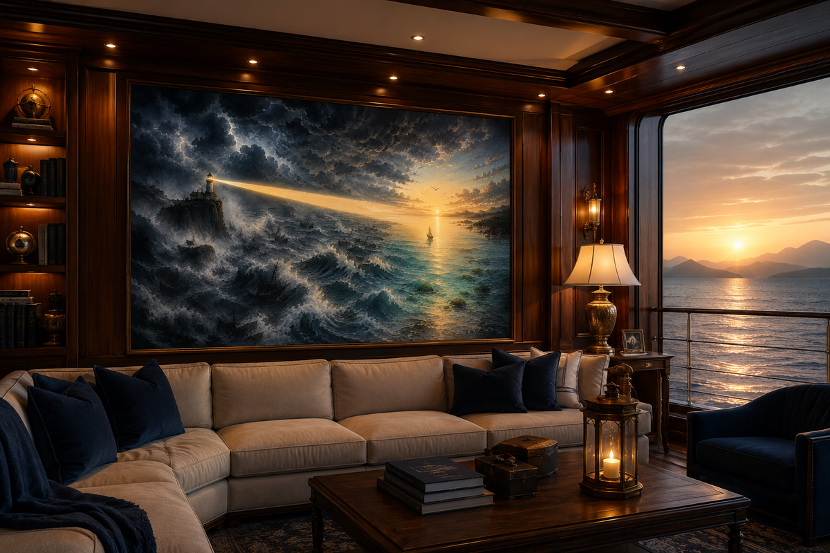 Guiding Light Canvas Wall Art | Islamic Wall Art | Museum Quality | Multiple Sizes