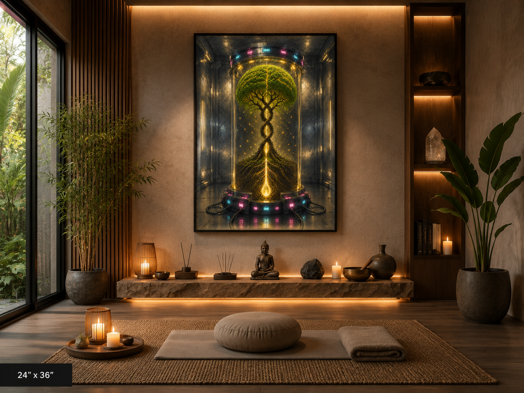 Life Canvas Wall Art | Symbolic Wall Art | Museum Quality | Multiple Sizes
