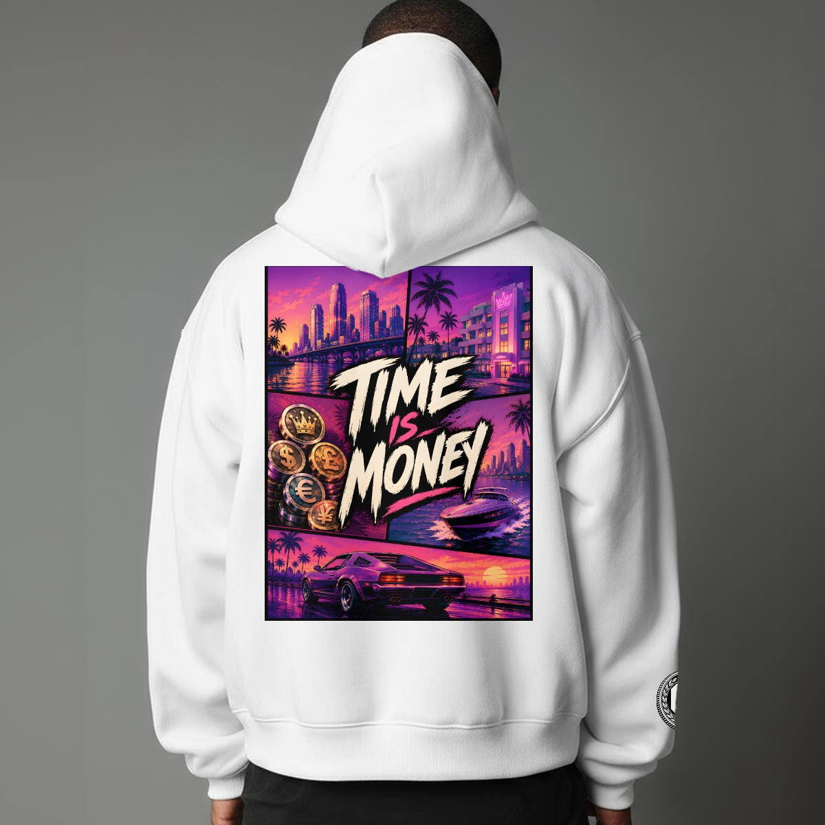 Time Is Money Luxury Graphic Hoodie | GURILLA® Streetwear
