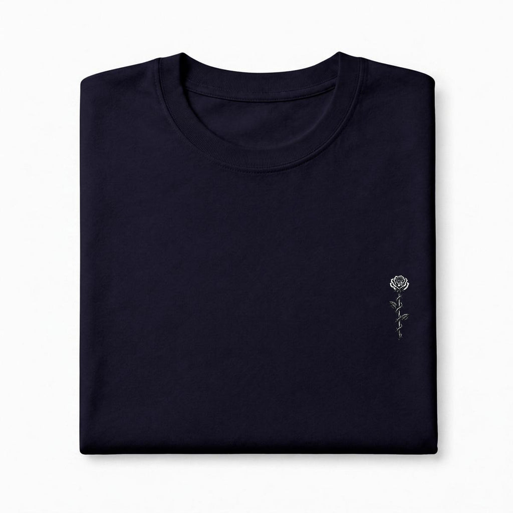 Thorned Rose Embroidered T-Shirt – DROP 002 | GURILLA®