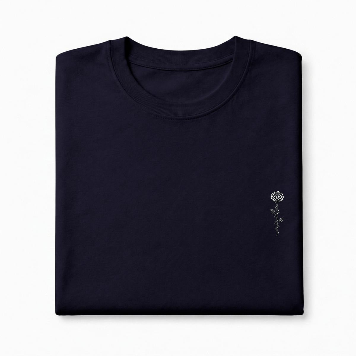 Thorned Rose Embroidered T-Shirt – DROP 002 | GURILLA®