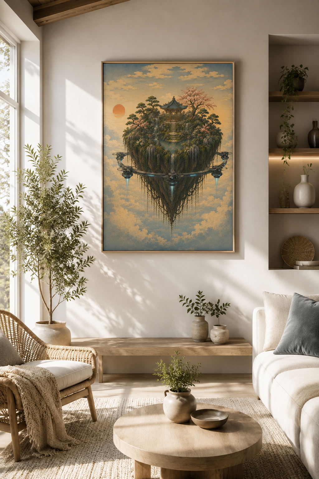 Sanctuary Framed Art Print | Inspirational Wall Art | Museum Quality | Multiple Sizes