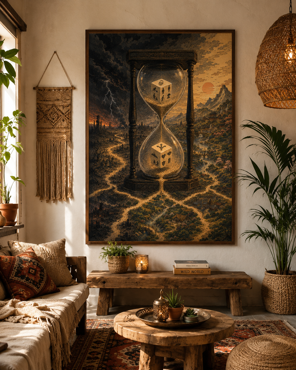 Sands of Time Canvas Wall Art | Symbolic Wall Art | Museum Quality | Multiple Sizes