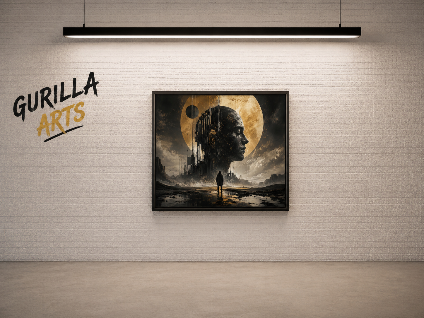 Beyond the Noise | Abstract Canvas Wall Art | Modern Fine Art Print / Framed poster