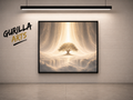 The Lote Tree | Sidrat al-Muntaha Islamic Canvas Wall Art | Premium Quran-Inspired Home Decor / Framed canvas
