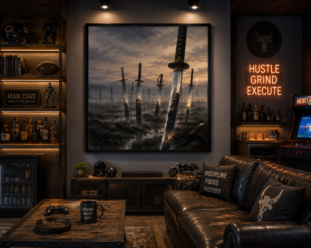 Take the Sword Canvas Wall Art | Contemporary Wall Art | Museum Quality | Multiple Sizes