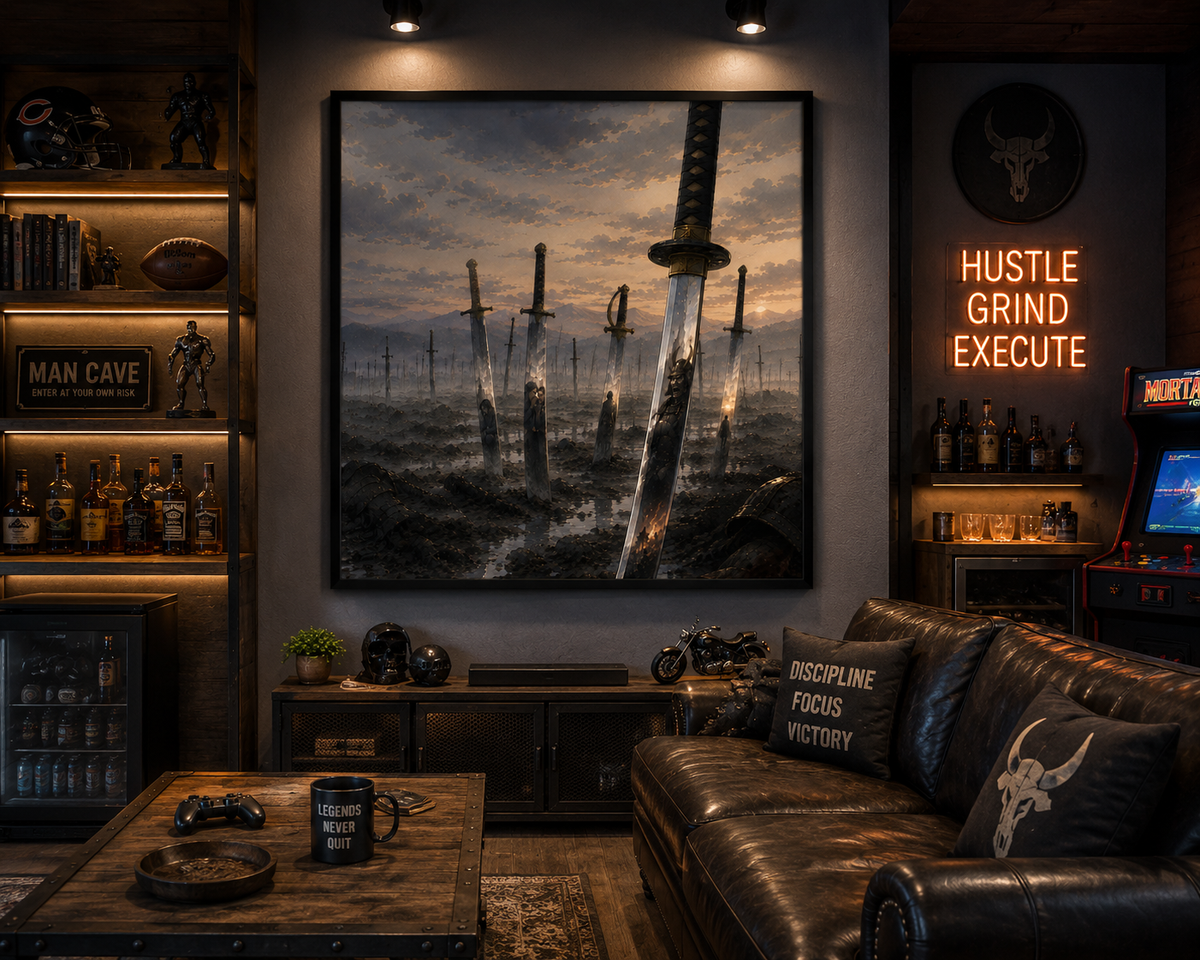 Take the Sword Canvas Wall Art | Contemporary Wall Art | Museum Quality | Multiple Sizes
